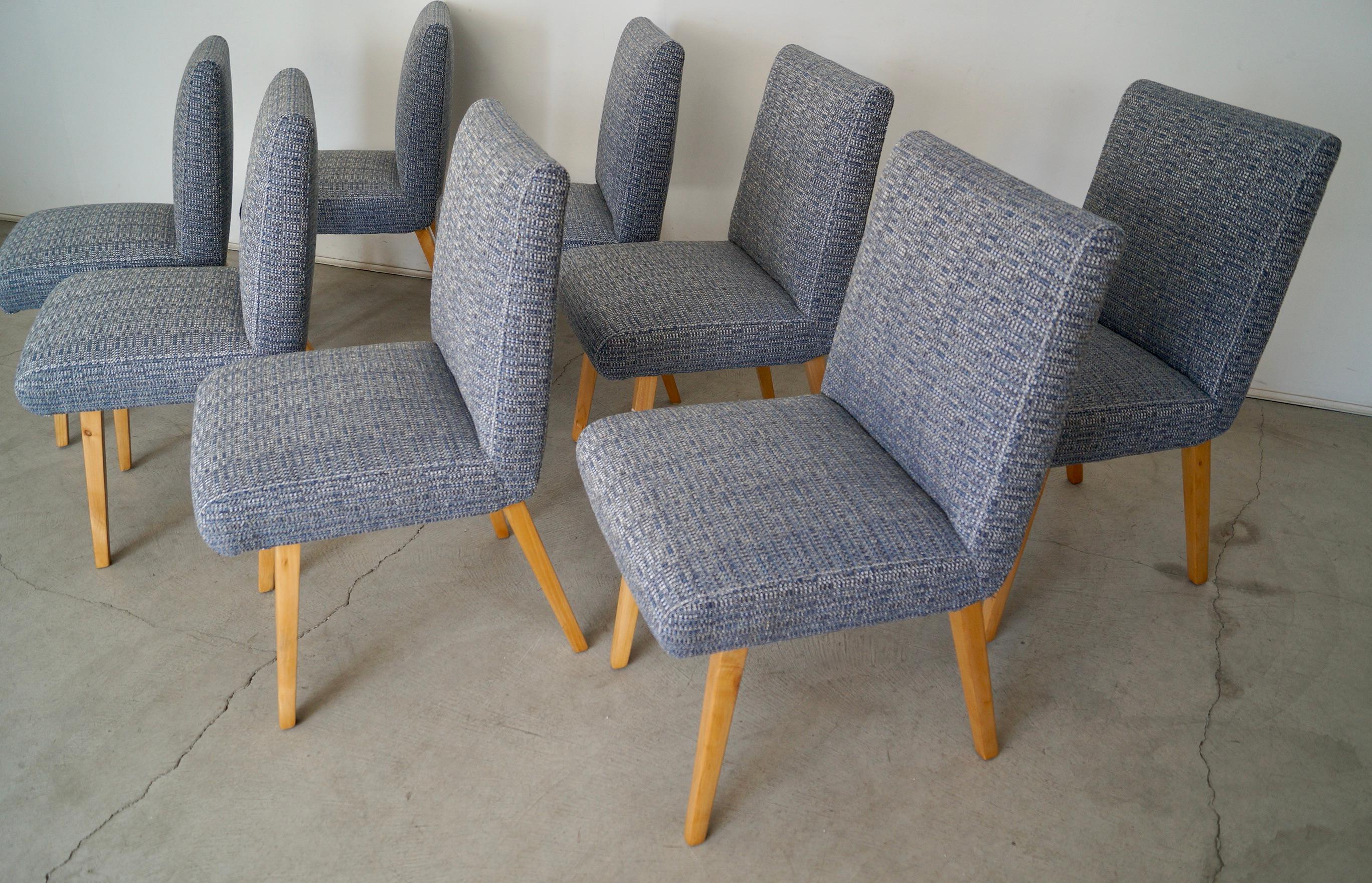 1950's Scoop Dining Chairs Restored, Set of 8 3
