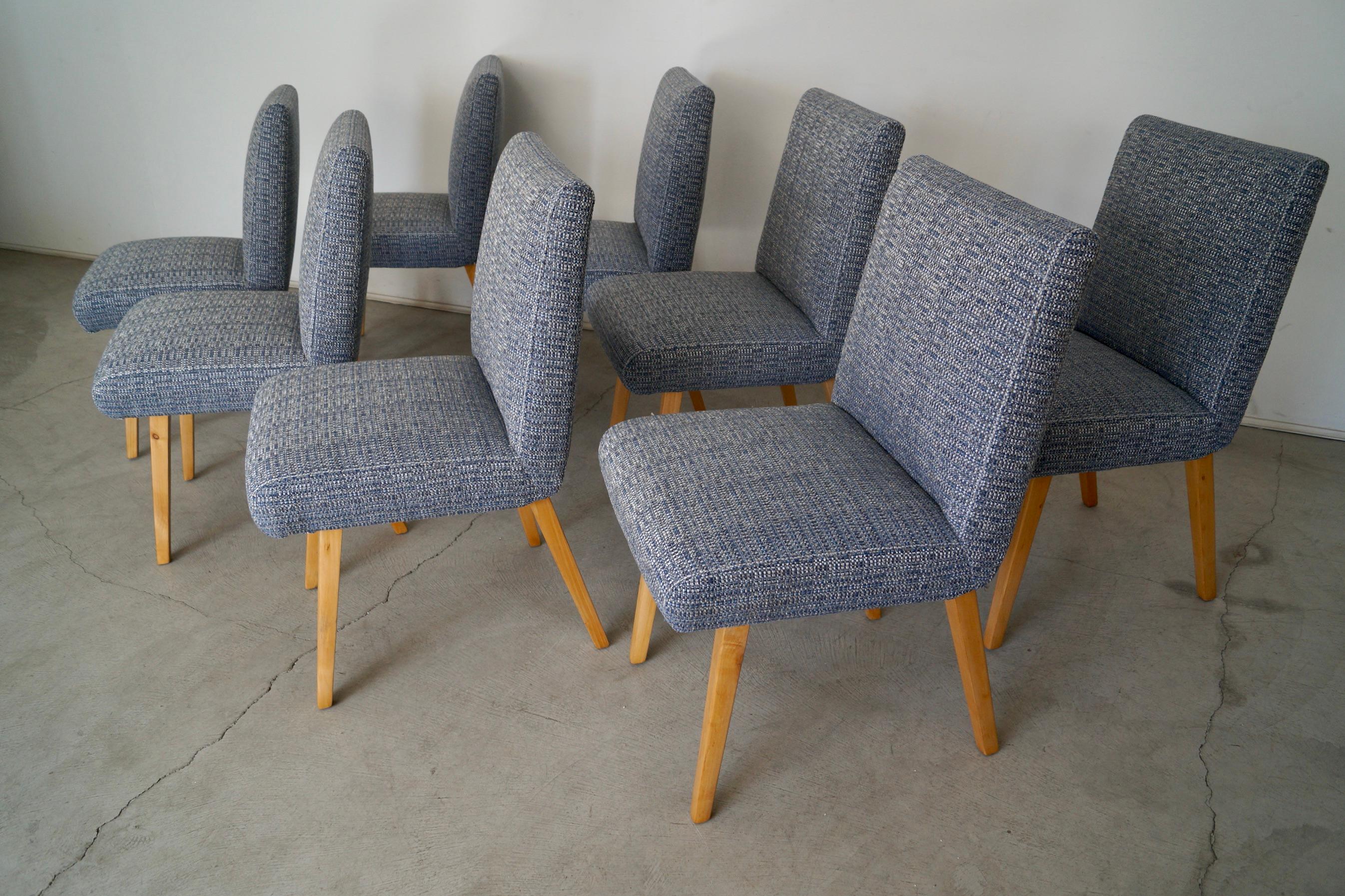 1950's Scoop Dining Chairs Restored, Set of 8 4