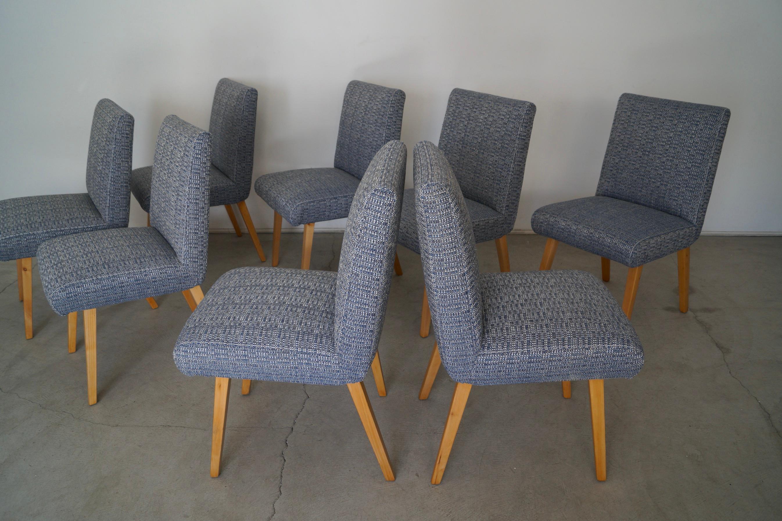1950's Scoop Dining Chairs Restored, Set of 8 6