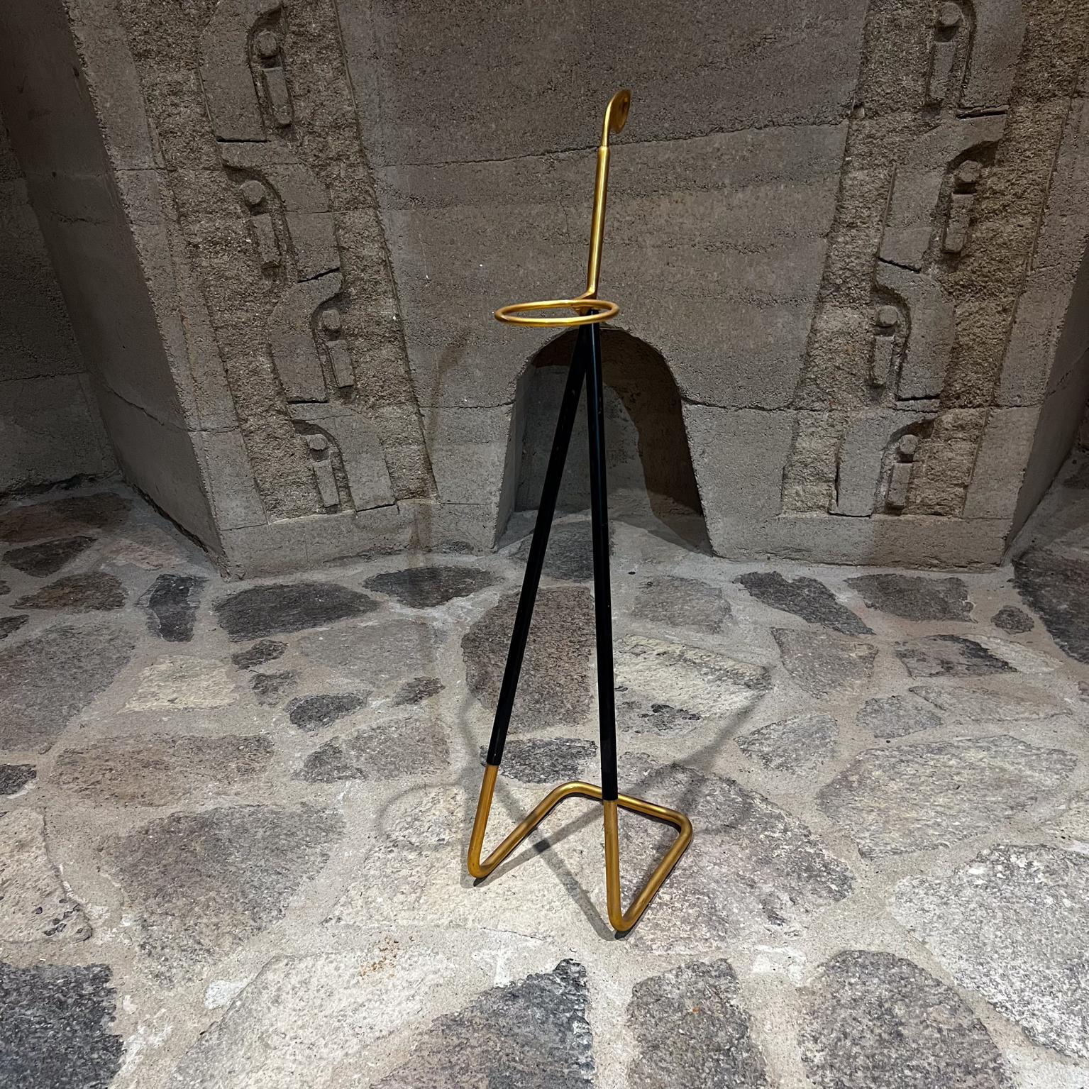 Mid-20th Century 1950s Sculptural Brass Umbrella Holder Style Ico Parisi Italy For Sale