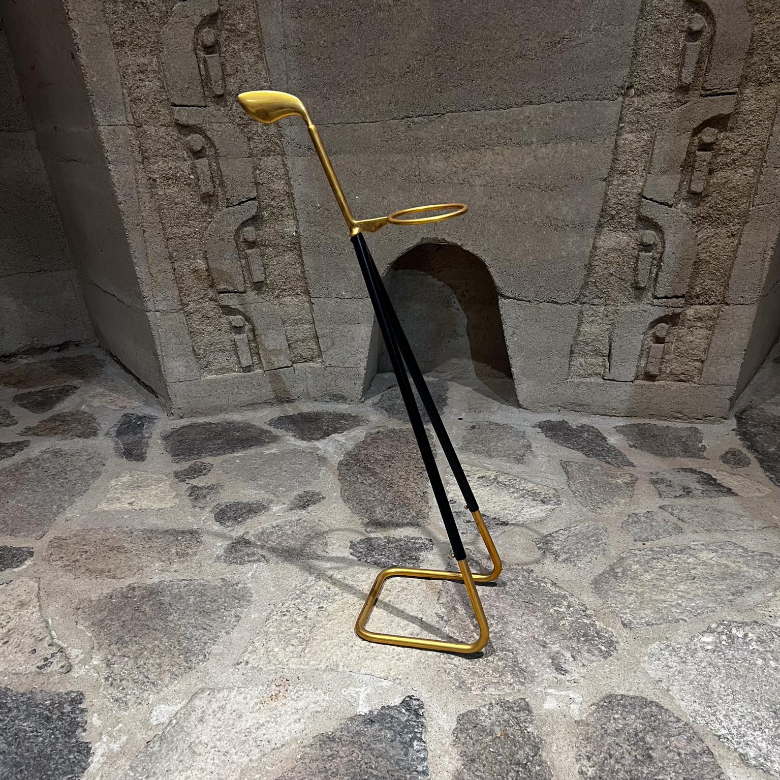 1950s Sculptural Brass Umbrella Holder Style Ico Parisi Italy For Sale 1