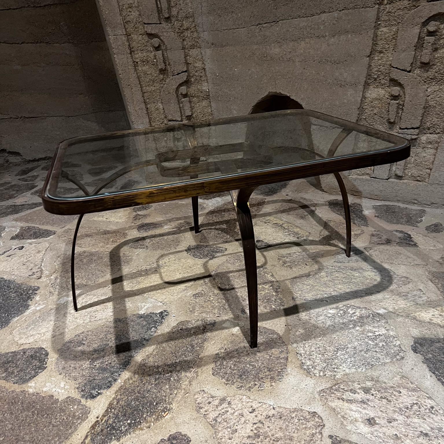 1950s Sculptural Bronze Coffee Side Table Arturo Pani Mexico City For Sale 5