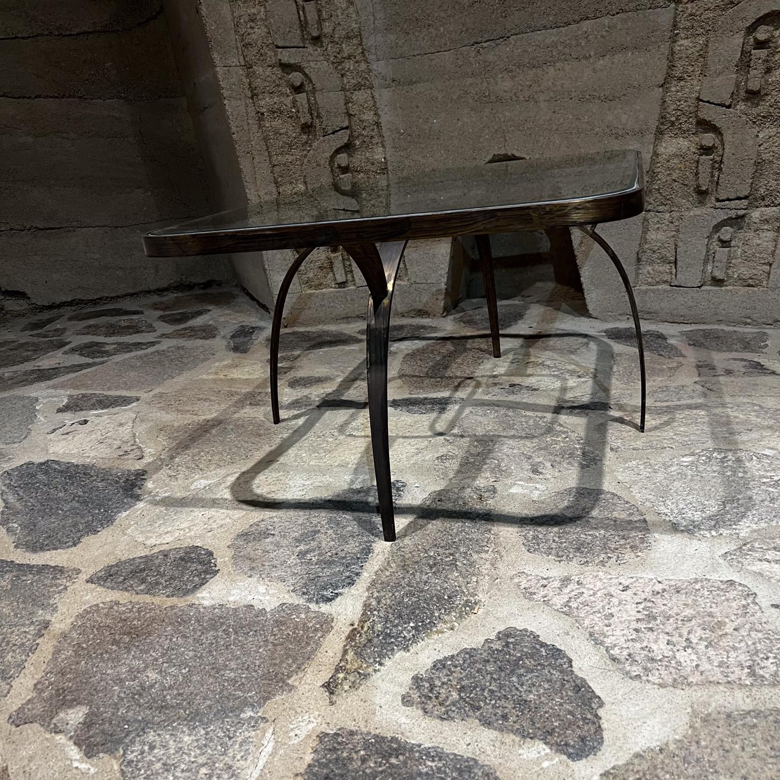 Mexican 1950s Sculptural Bronze Coffee Side Table Arturo Pani Mexico City For Sale