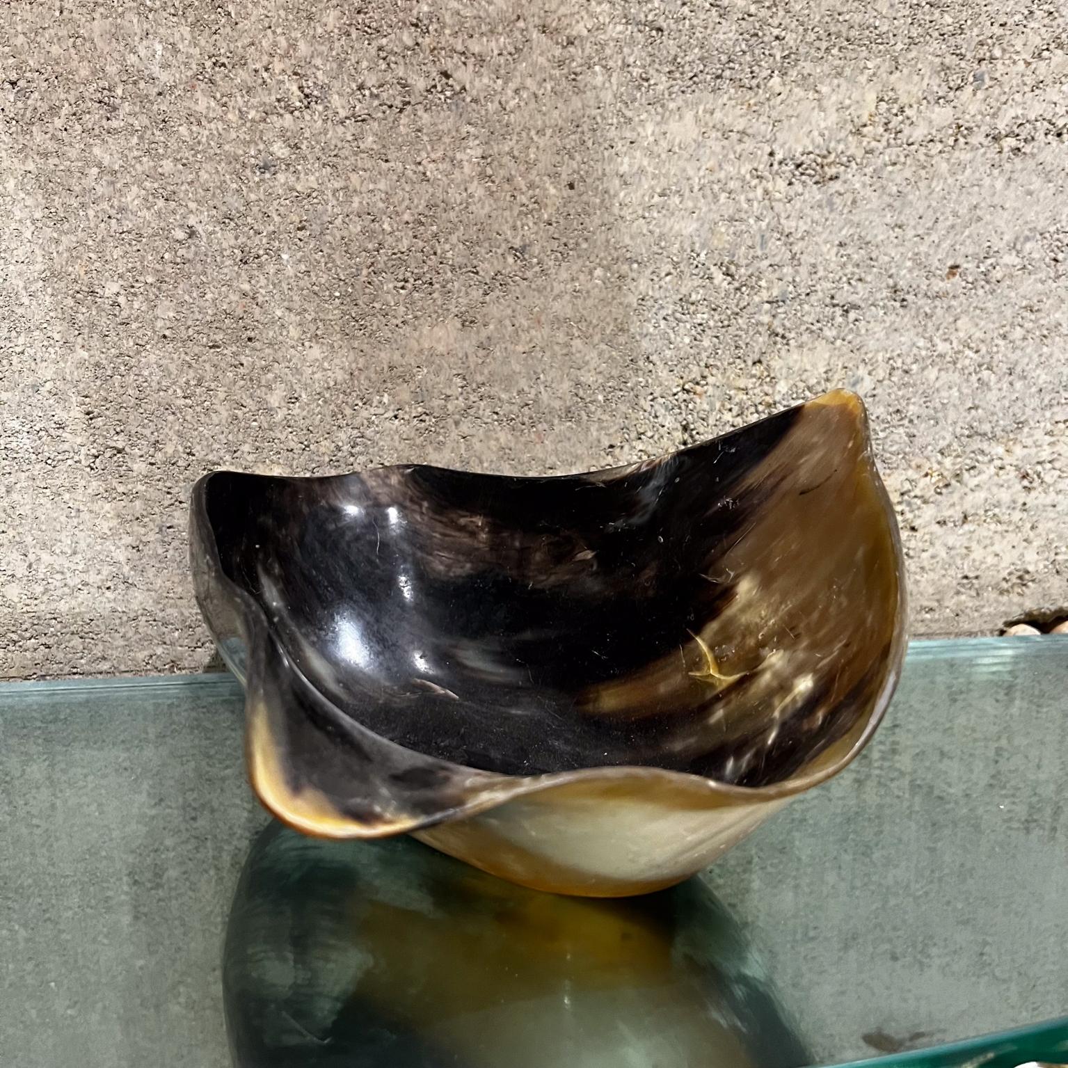 1950s Sculptural Modernism Organic Horn Bowl Austria  In Good Condition For Sale In Chula Vista, CA