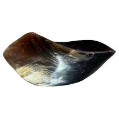 1950s Sculptural Austrian Organic Bull Horn Bowl (bol en corne de taureau)