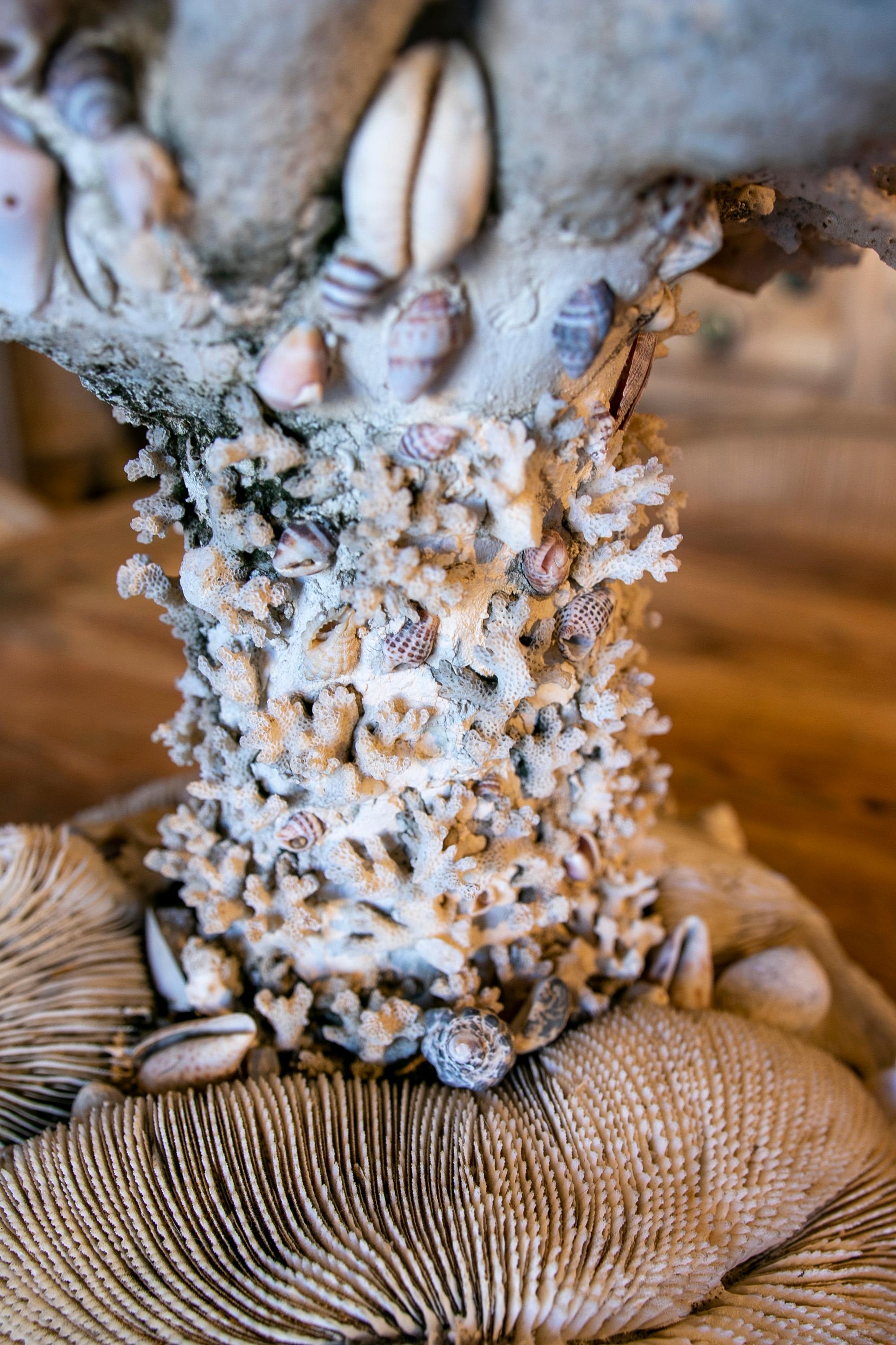 Skulptur aus Korallen und Muscheln aus den 1950er Jahren  im Angebot 15