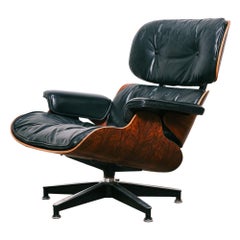 Vintage 1950s Second Generation Eames Rosewood Lounge Chair