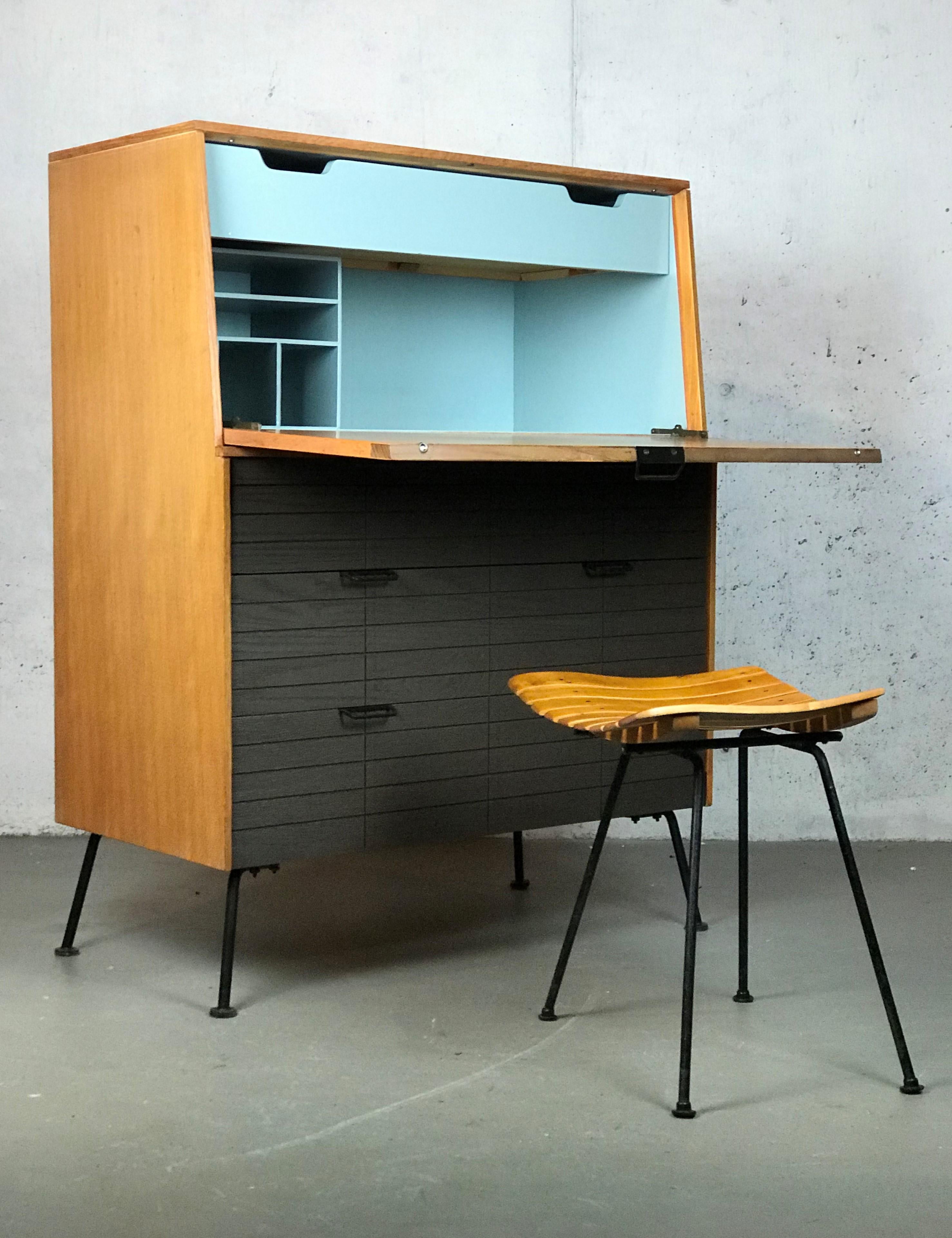 Mid Century Modern Secretary Chest by Raymond Loewy for Mengel Furniture 9