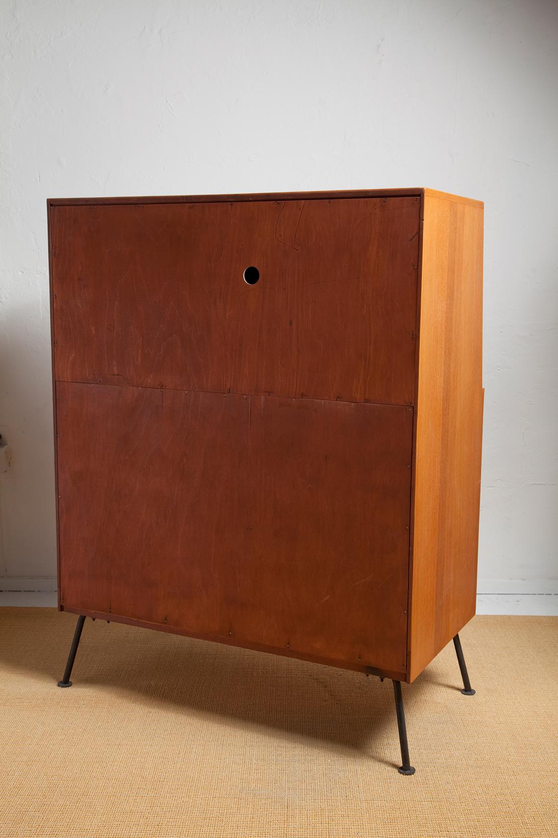 1950s Secretary Desk by Raymond Loewy for Mengel In Good Condition In North Miami, FL
