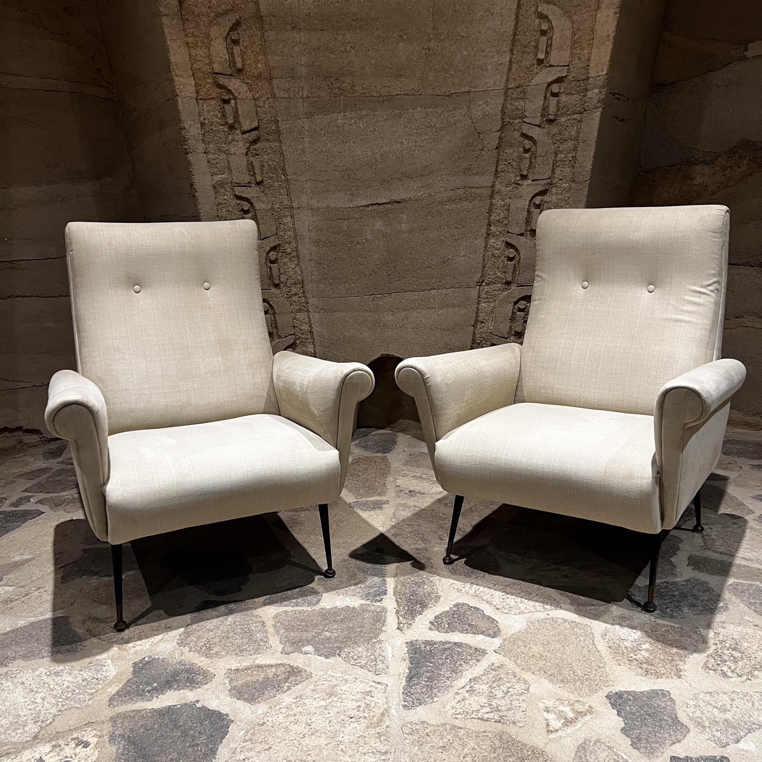 Italian 1950s Sensational Armchairs Gigi Radice Minotti Italy For Sale