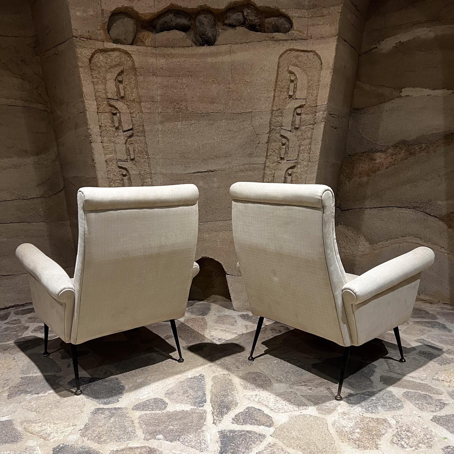 1950s Sensational Armchairs Gigi Radice Minotti Italy For Sale 2