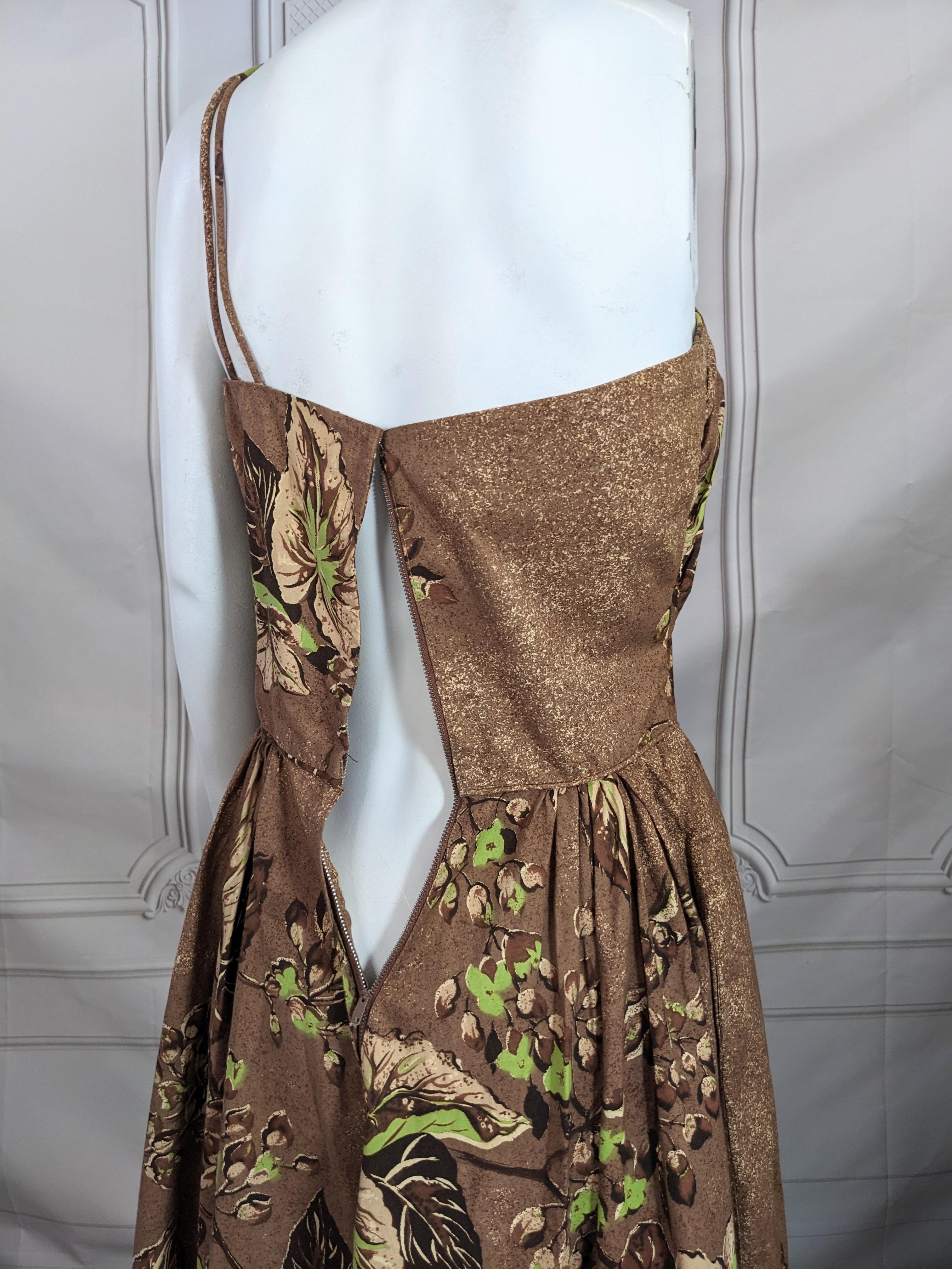 Vestido de cóctel de lentejuelas de los años 50 con pañuelo en venta 6