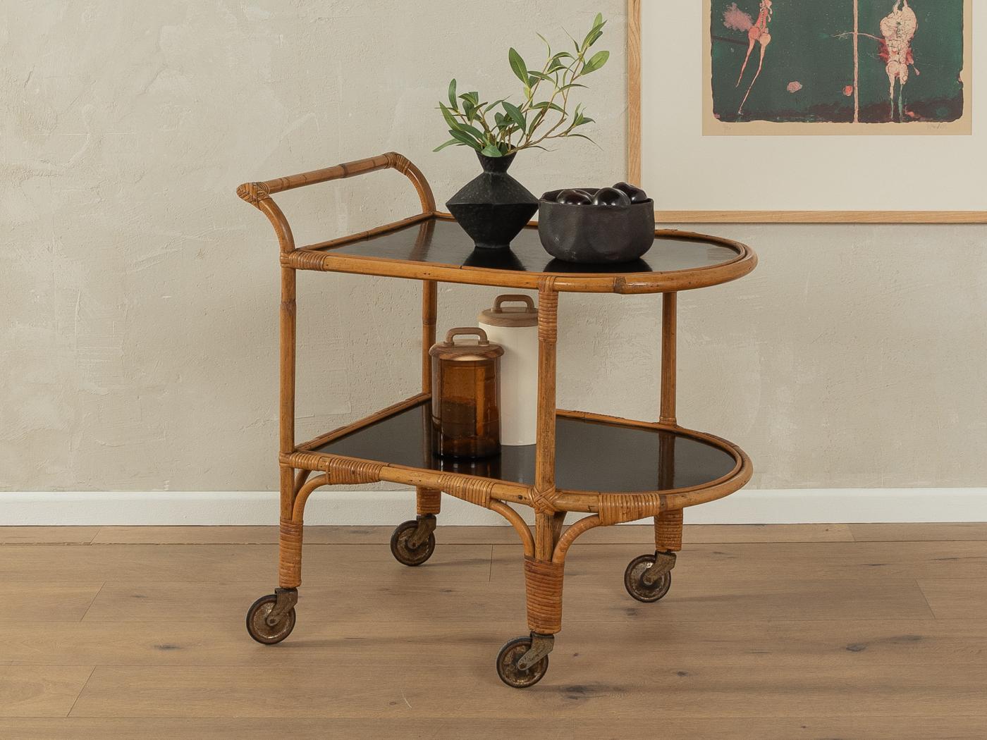 Mid-Century Modern 1950s serving trolley For Sale