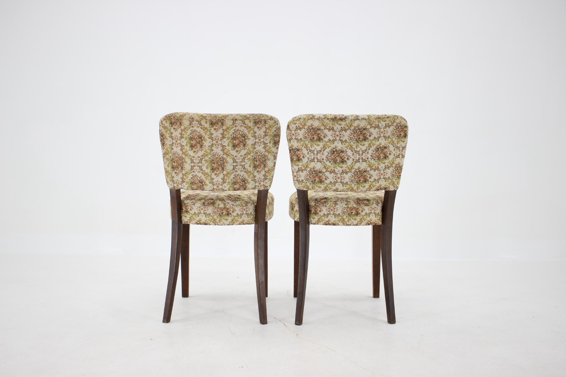 1950s Set of Four Dining Chairs, Czechoslovakia 2