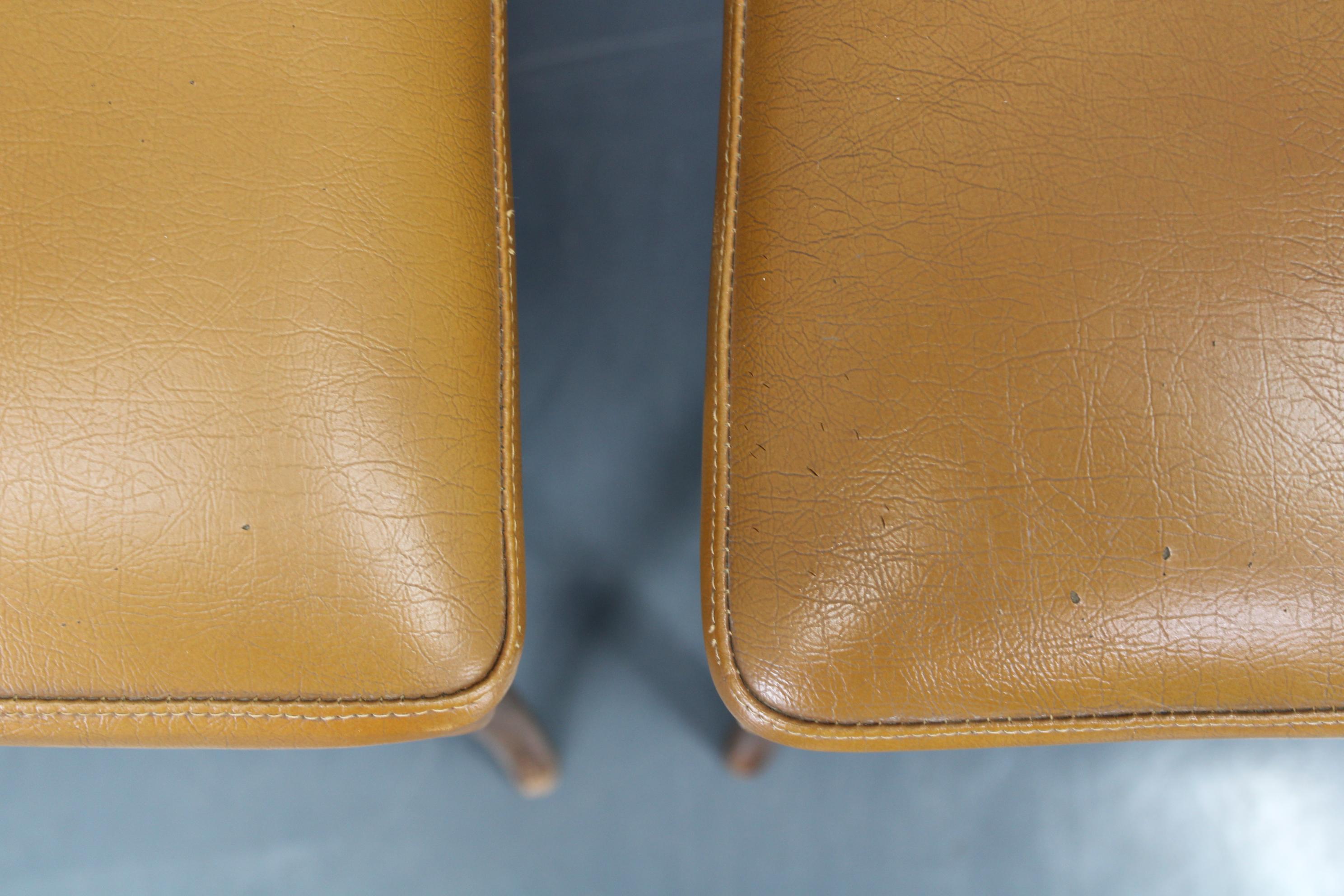 1950s Set of Four Italian Dining Chairs For Sale 3