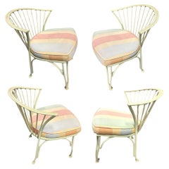 1950's Set of Four Woodard Pinecrest Outdoor Chairs