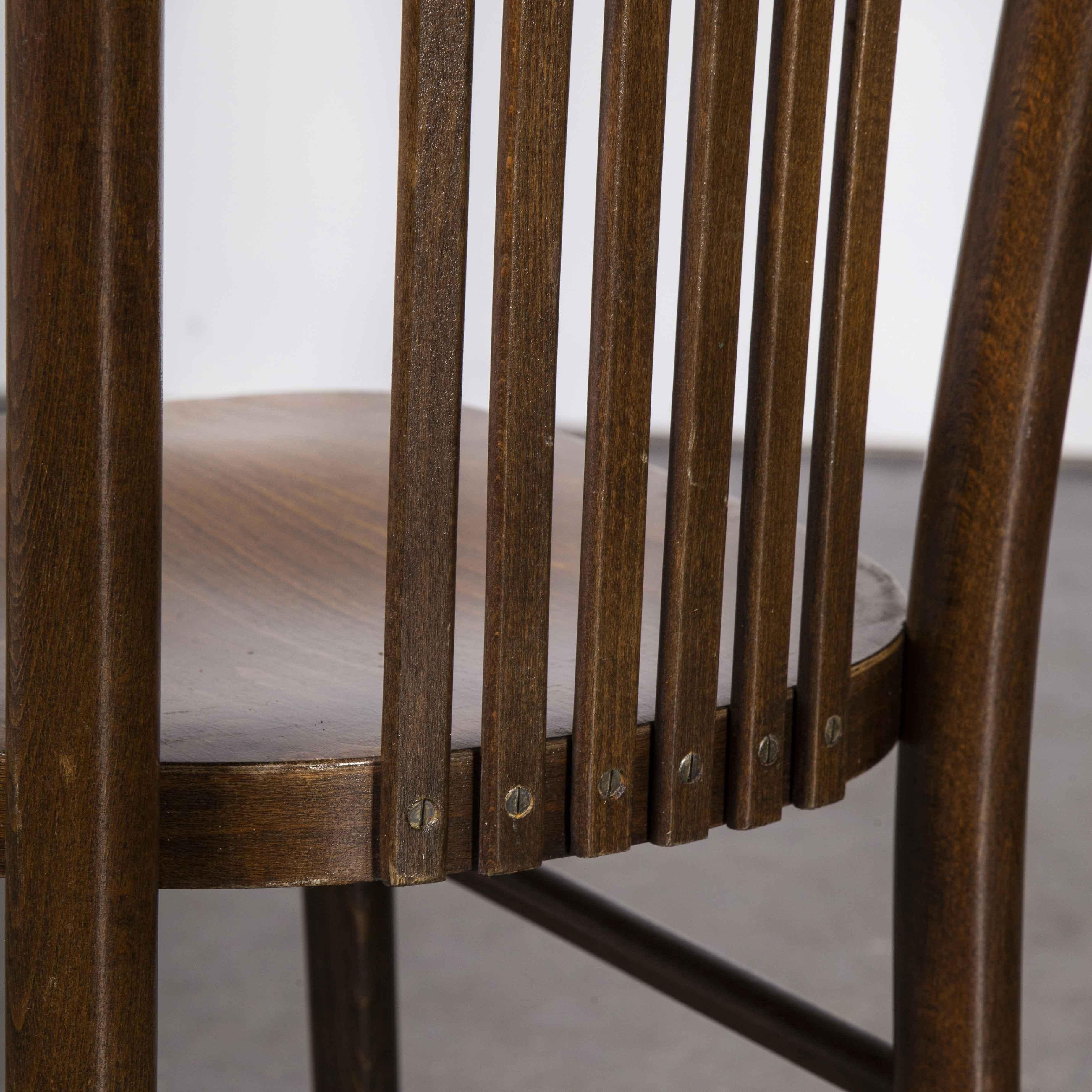Bentwood 1950's Set of Ton Dining Chairs, Set of Four