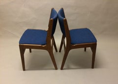 Vintage 1950s Set of Two Erik Buch Dining Chairs in Solid Teak