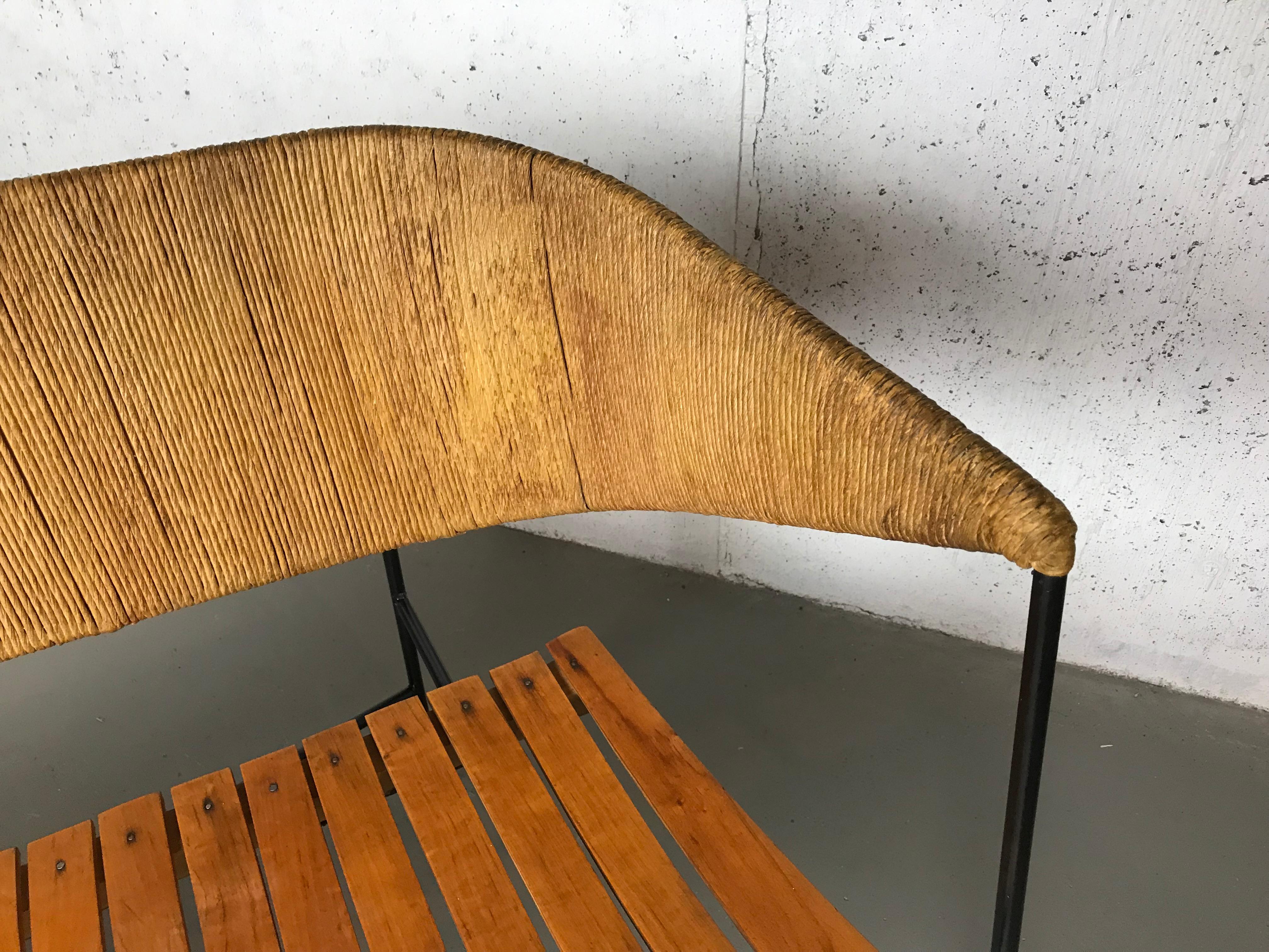 Mid-20th Century Mid Century Modern Settee or Bench by Arthur Umanoff for Shaver Howard  