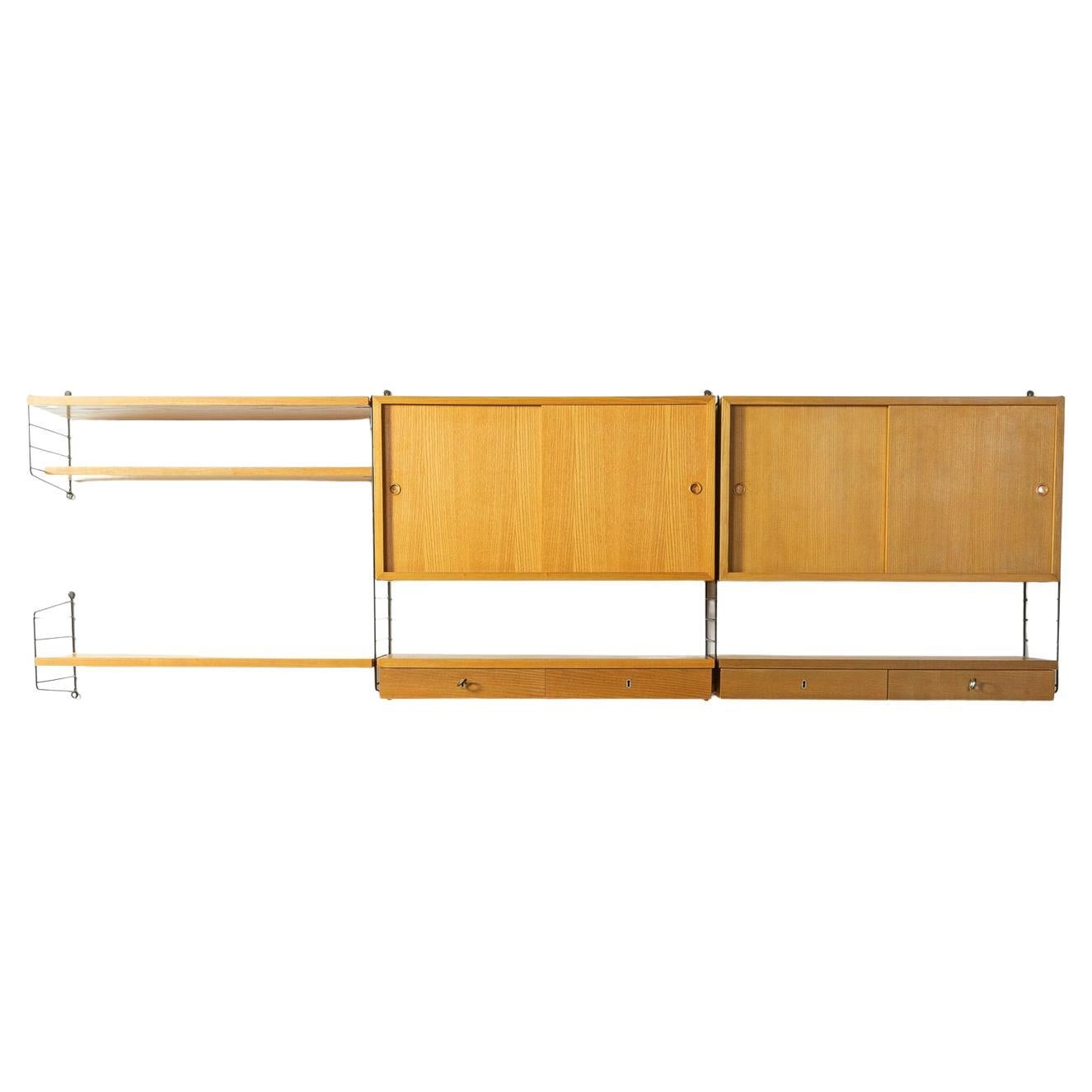 1950s Shelving System by Nils Strinning For Sale