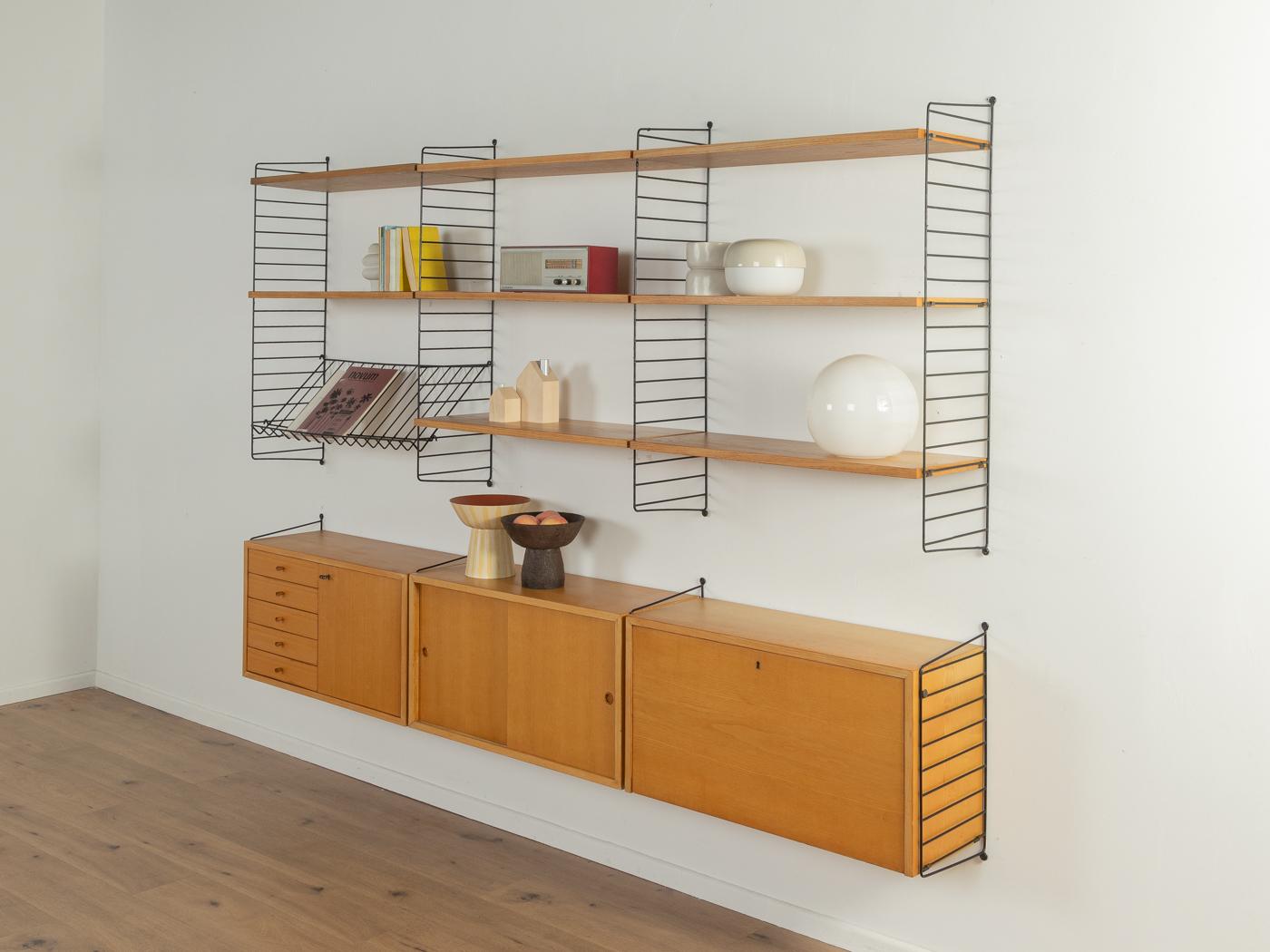 Mid-Century Modern  1950s Shelving system, Nils Strinning  For Sale