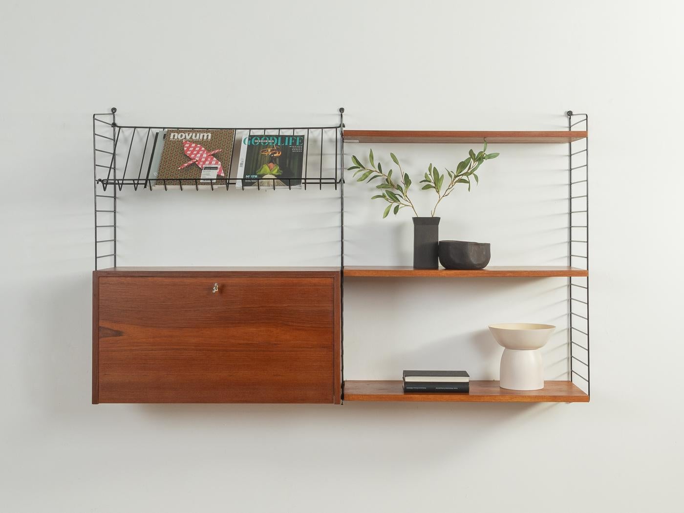 Mid-Century Modern 1950s Shelving System, Nils Strinning