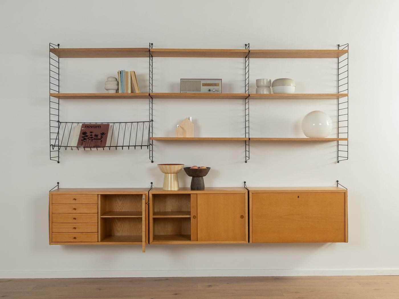 Swedish  1950s Shelving system, Nils Strinning  For Sale