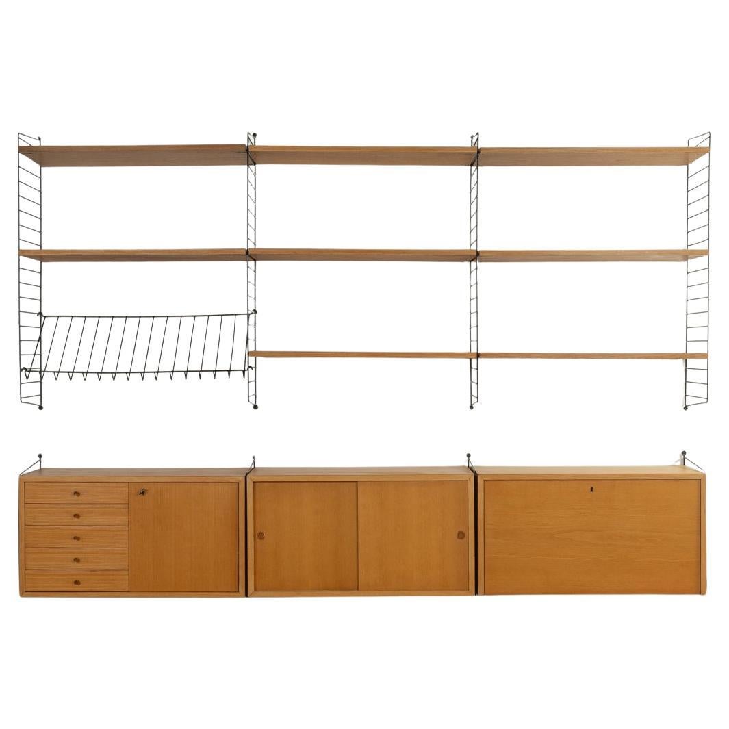  1950s Shelving system, Nils Strinning  For Sale