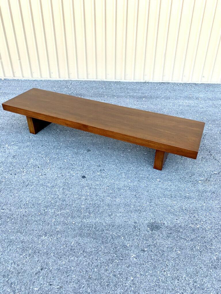 1950's Show-Pieces Mid-Century Modern Asian Low Coffee or Teahouse Table Bench 1