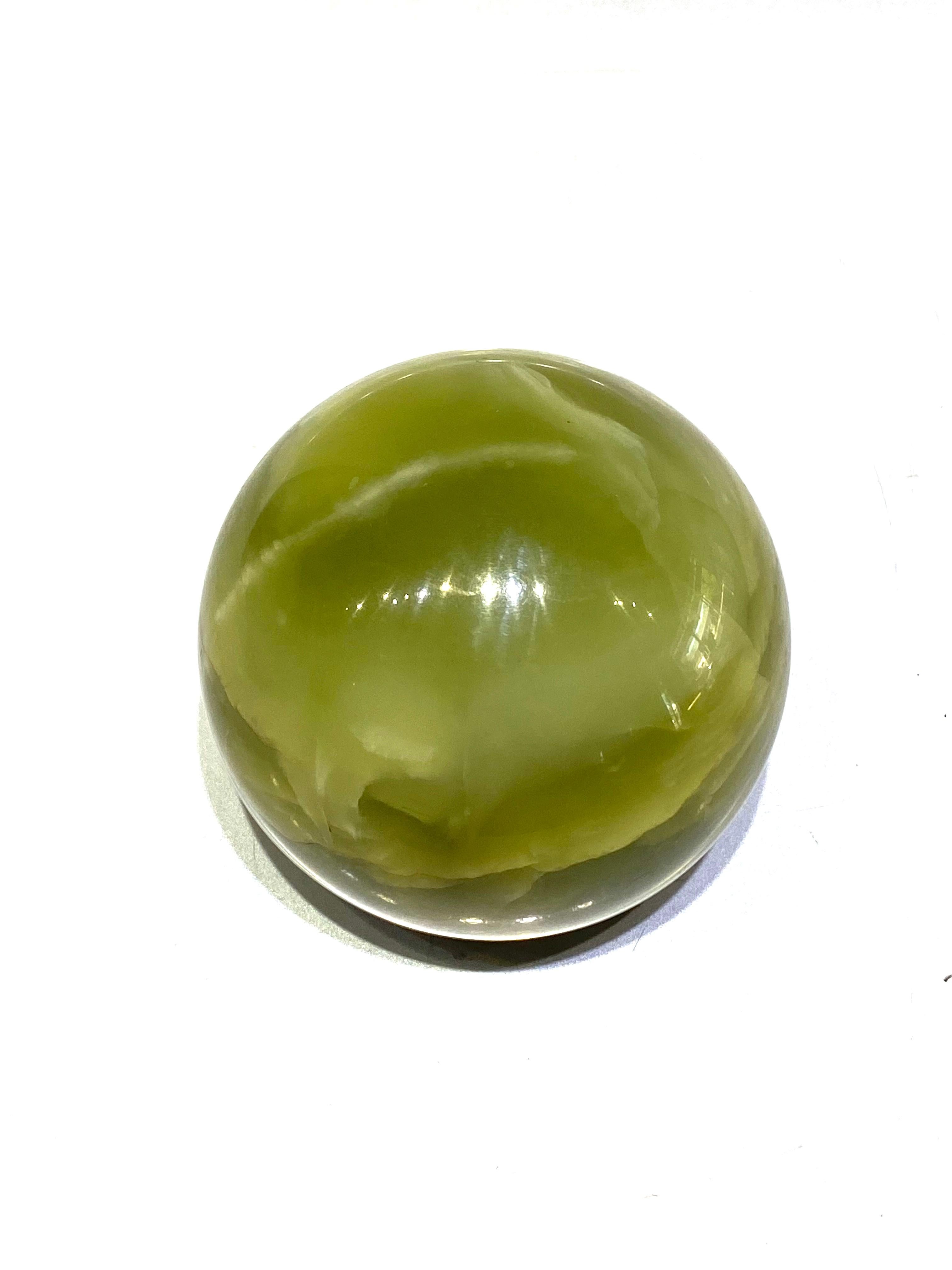 1950 Shreve, Crump & Low Co. Orologio da tavolo in onice verde in vendita 4
