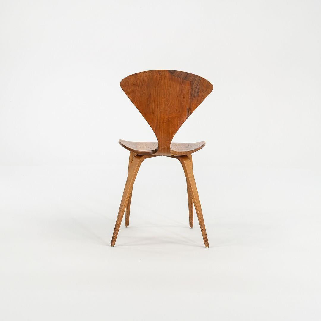 Chaise d'appoint des années 1950 en contreplaqué de noyer par Norman Cherner pour Plycraft en vente 5