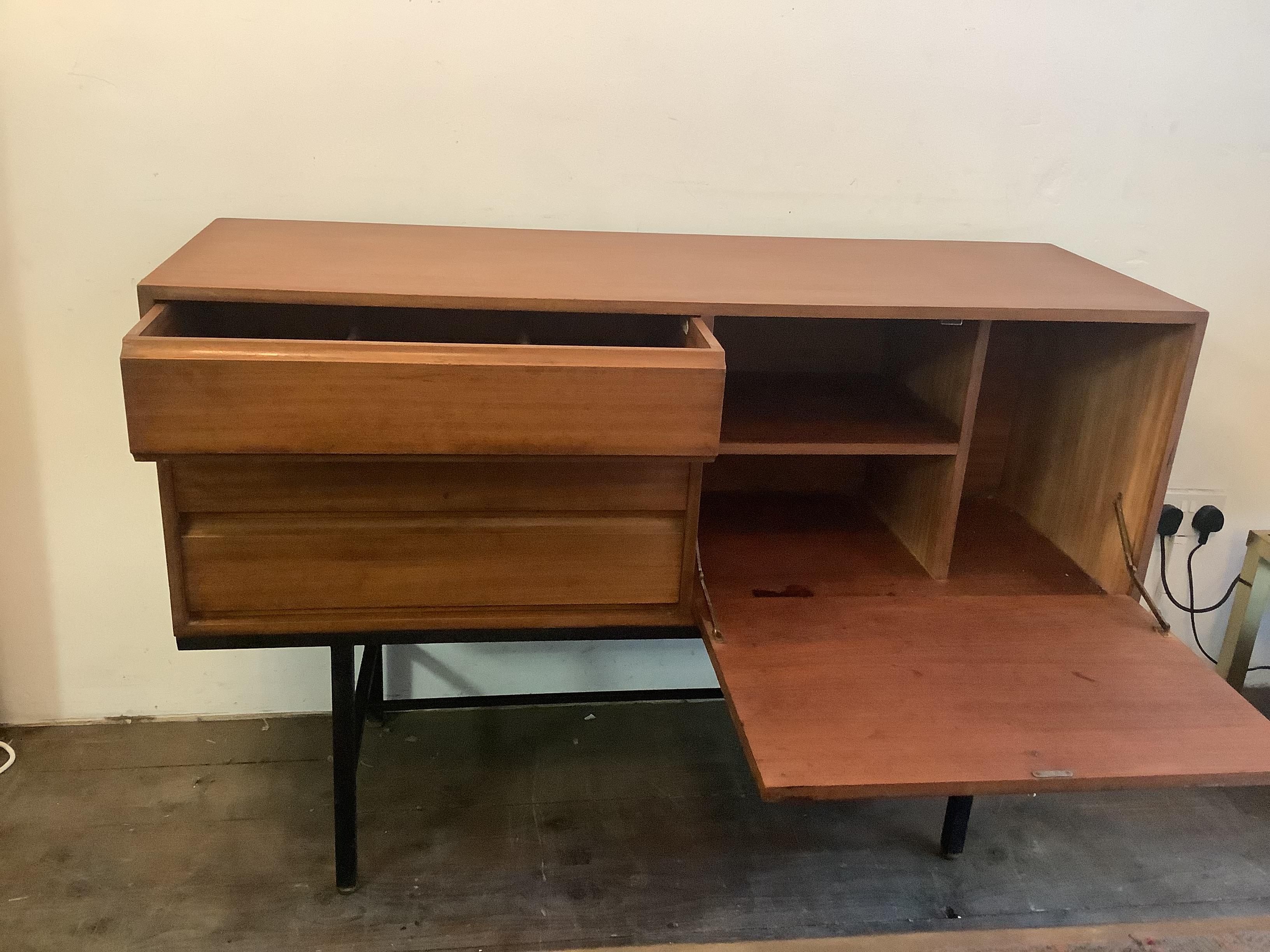 Teak 1950s Sideboard by Bowen Brothers, Camden Town For Sale