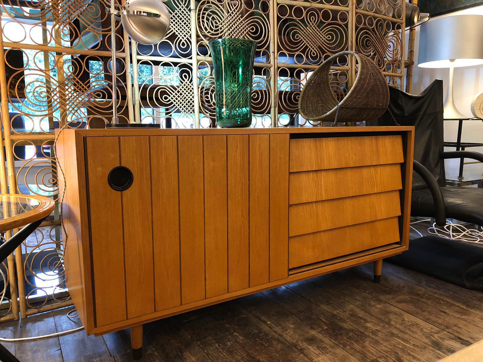 German 1950s sideboard by designed by Erich Stratmann For Sale