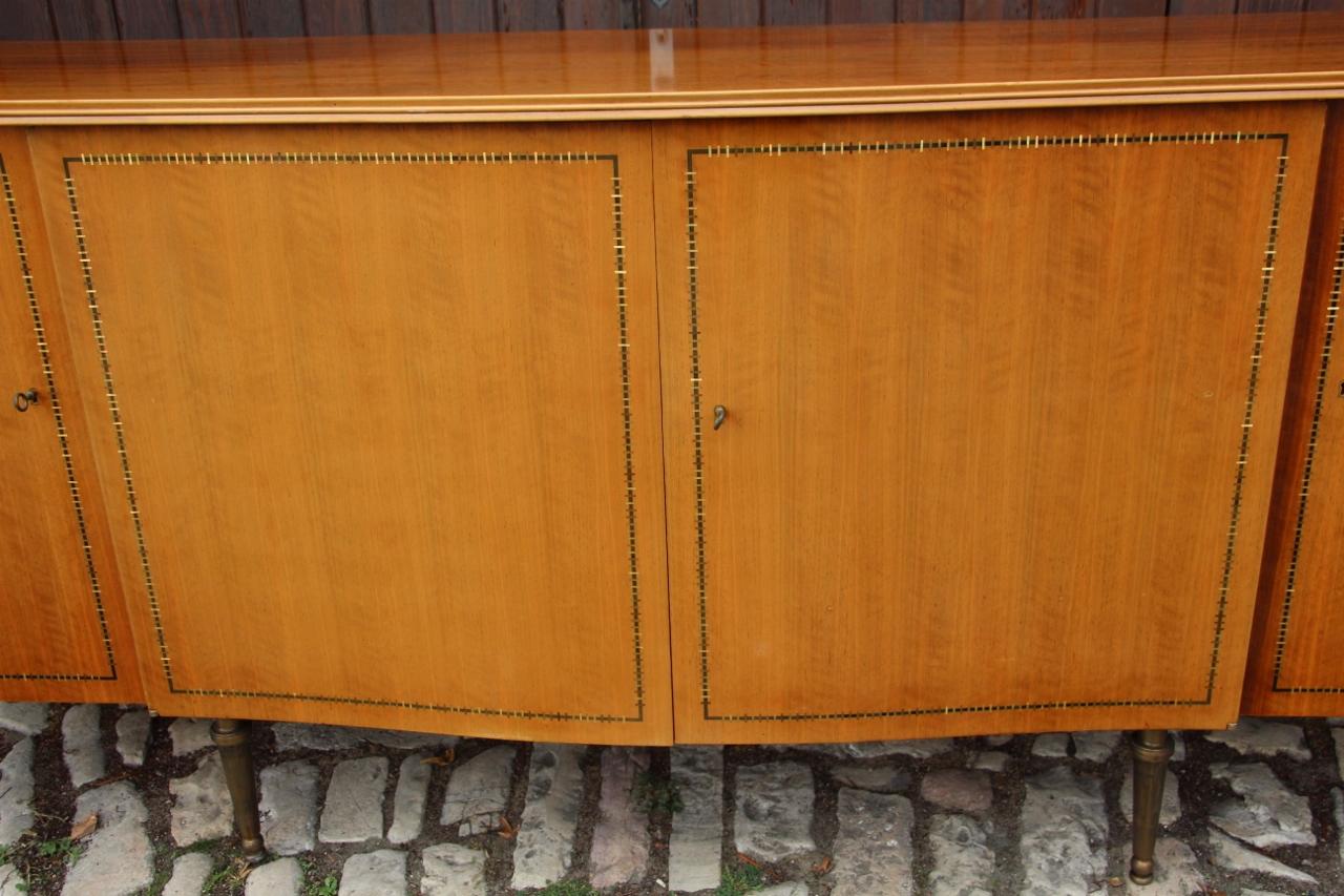 XX secolo 1950s Sideboard By Jules Leleu in vendita