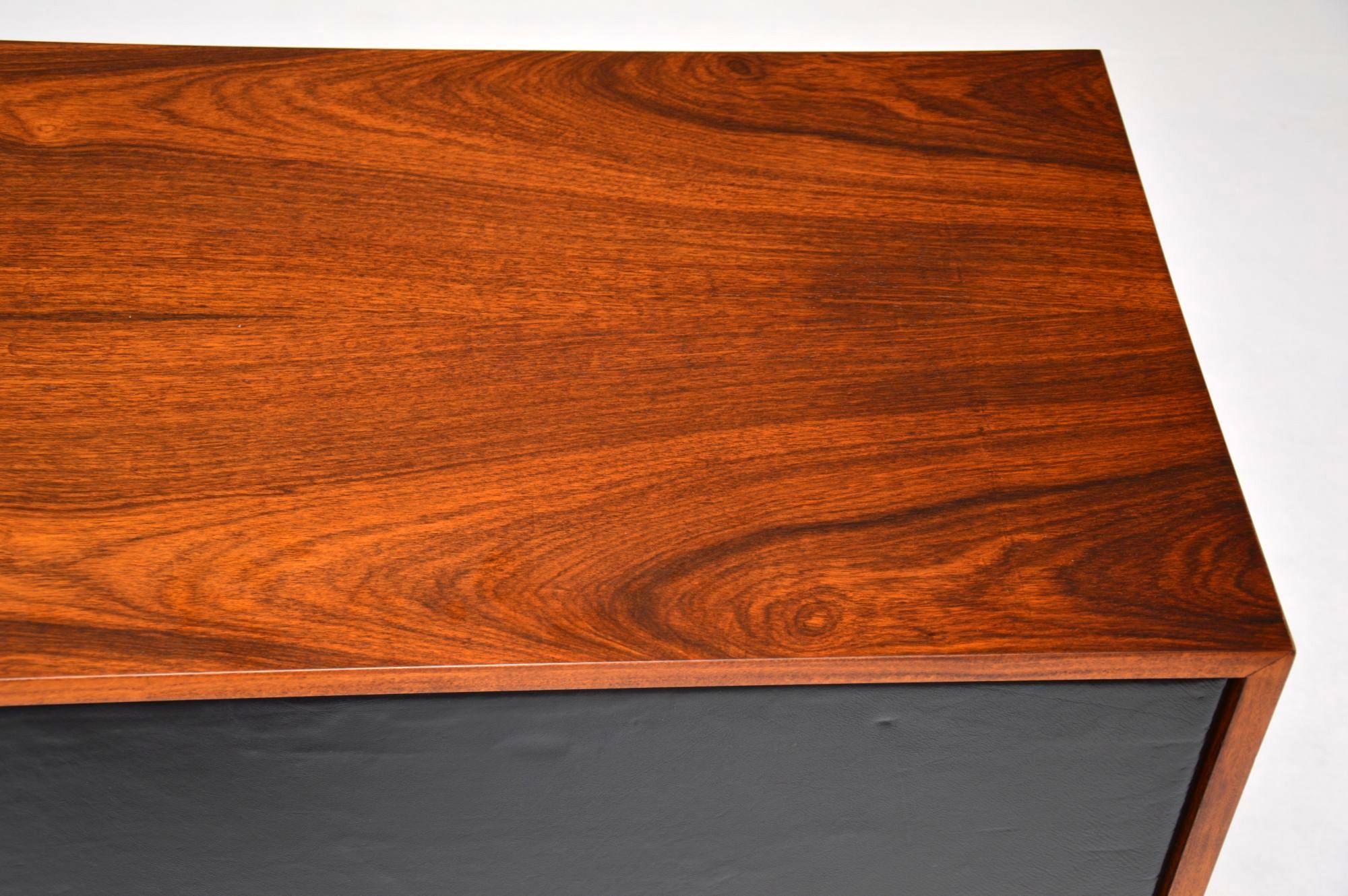 Leather 1950s Sideboard by Robin Day for Hille