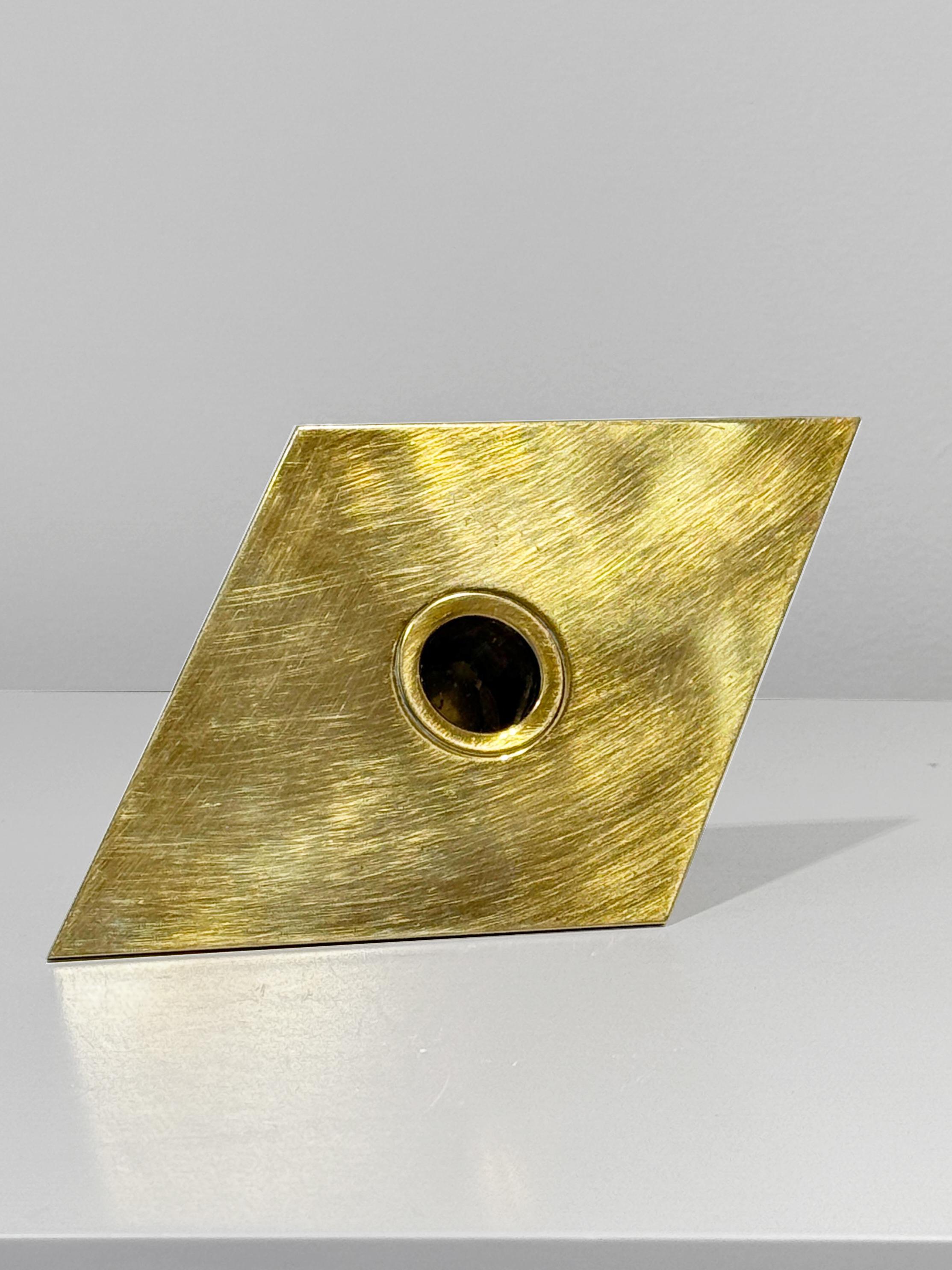Mid-Century Modern 1950s Sigurd Persson Brass Candleholder