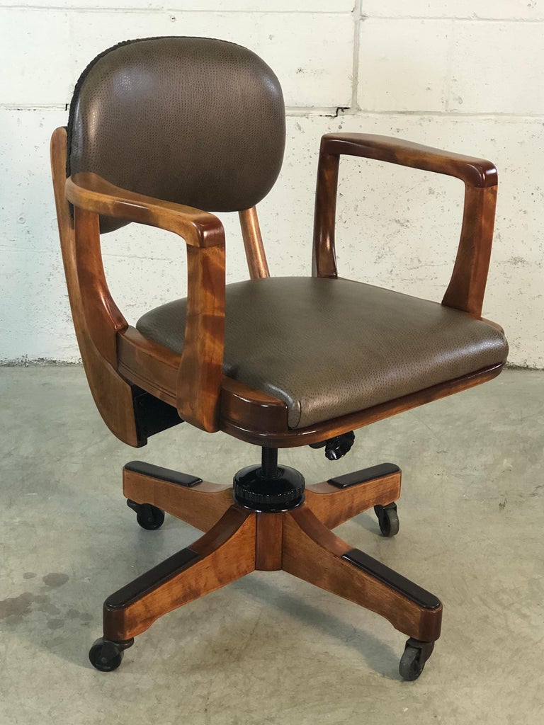 1950s Sikes Co Swivel Office Chair 1950s Sikes Co Swivel Office Chair