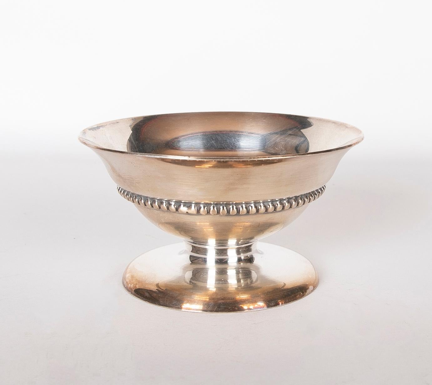 Spanish 1950s Silver Cup with its Original Hallmark For Sale