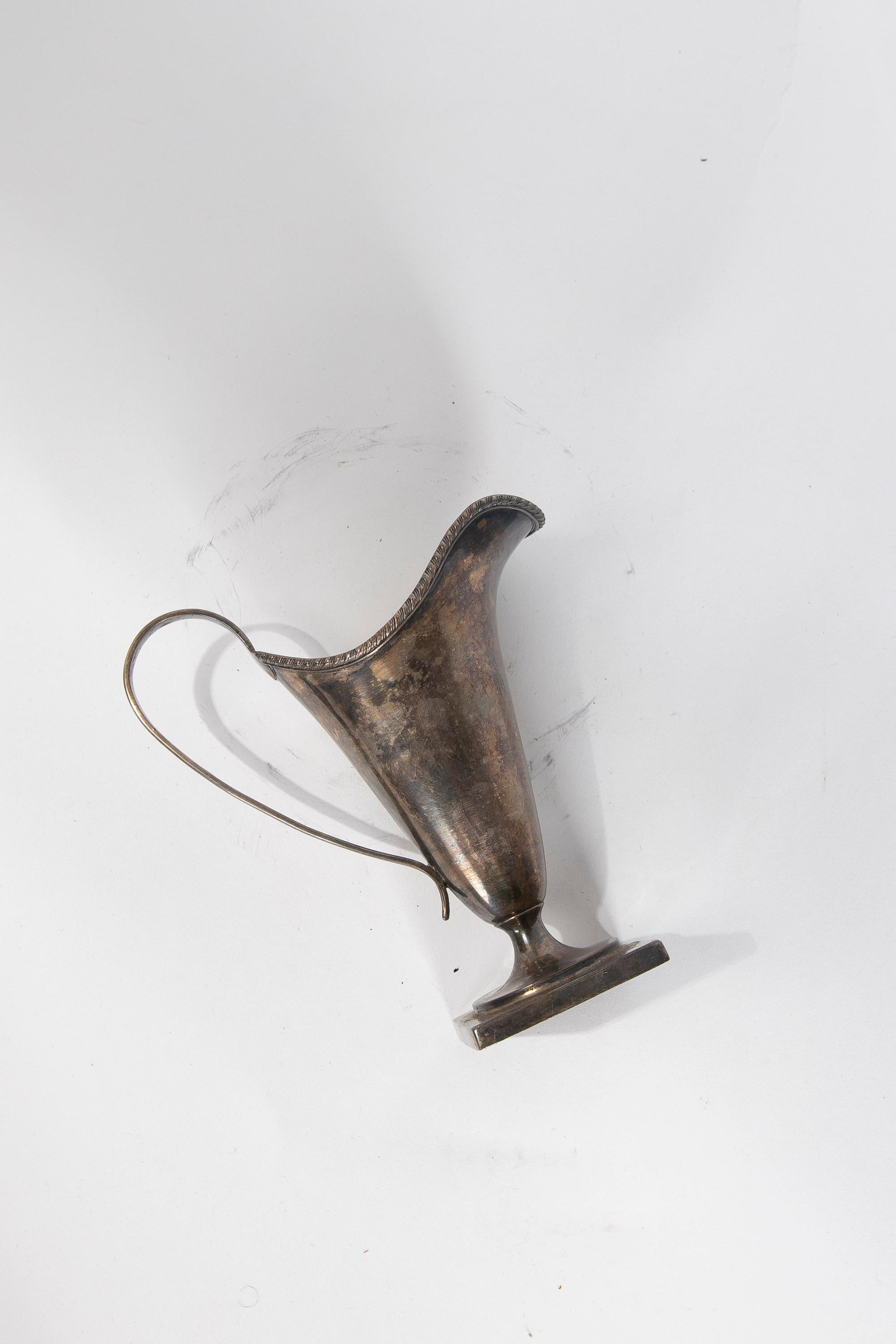 1950s Silver Jug with Handle For Sale 2