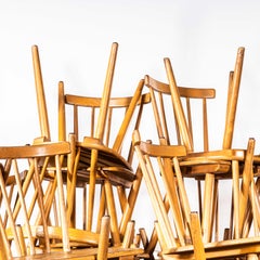1950's Simple Elegant Stick Back Dining Chairs