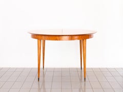 1950s Six Seats Dining Set in Caviúna Wood, by Giuseppe Scapinelli