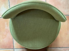 1950's slipper chair with button base