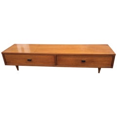 1950s Small Walnut Storage Chest 1950s Small Walnut Storage Chest