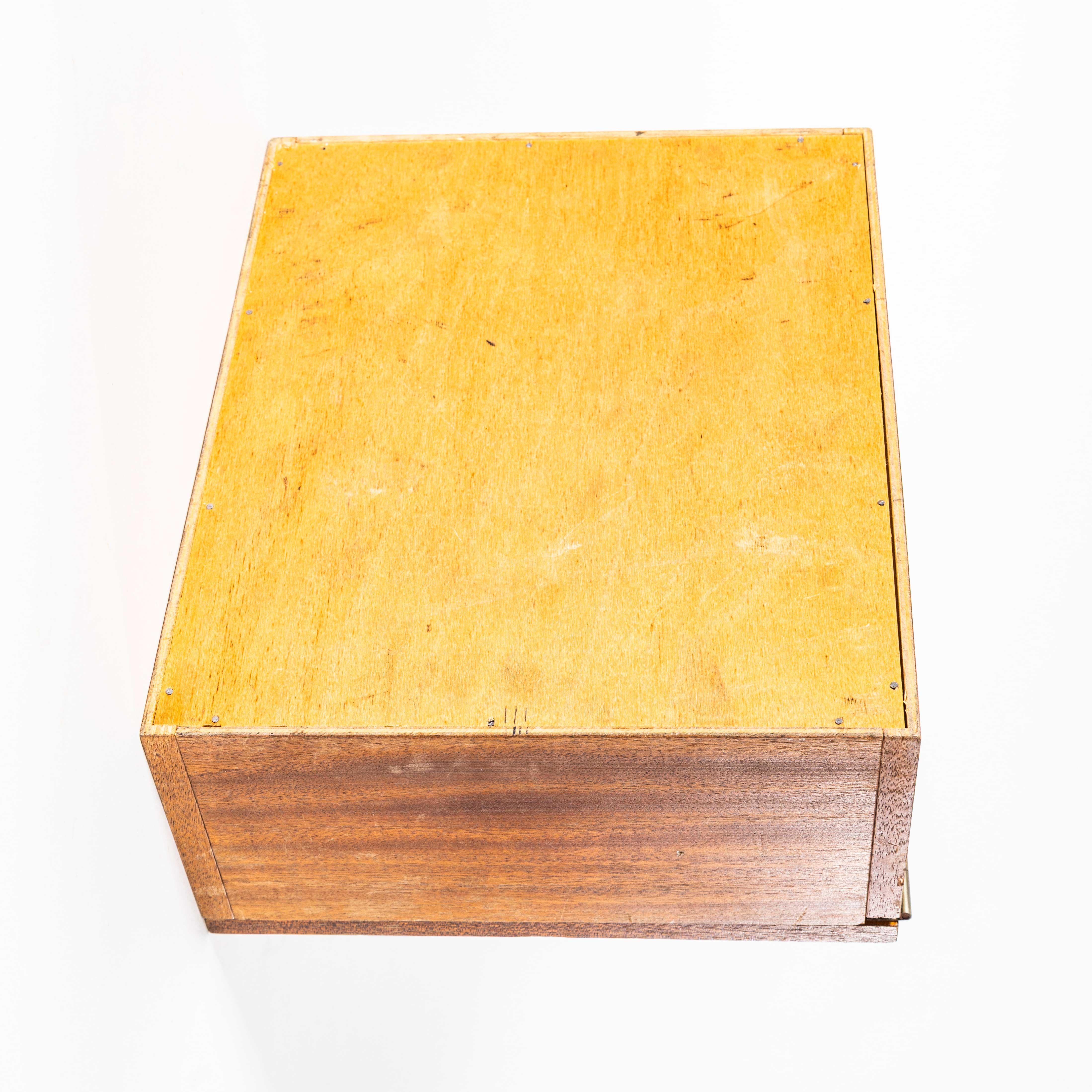 Bentwood 1950’s Small Wooden Office Cabinet For Sale