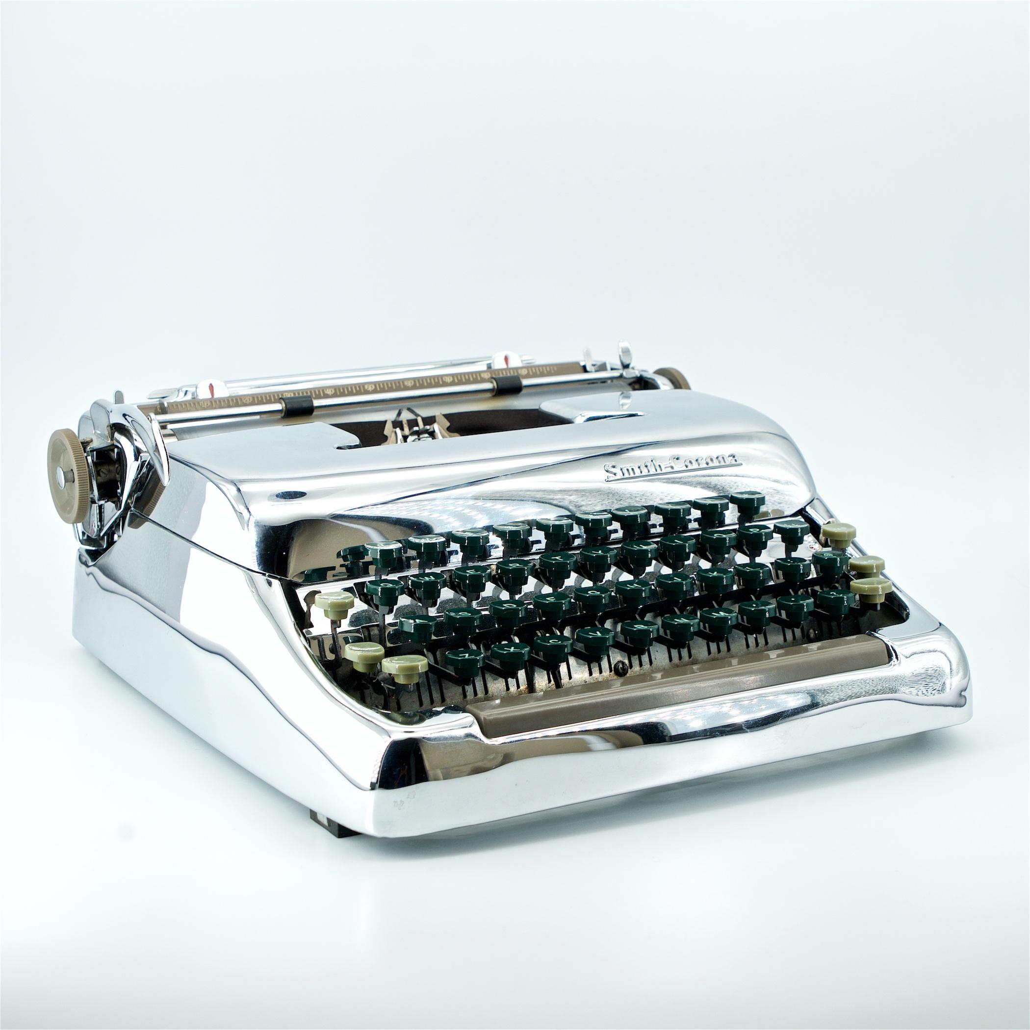 chrome typewriter