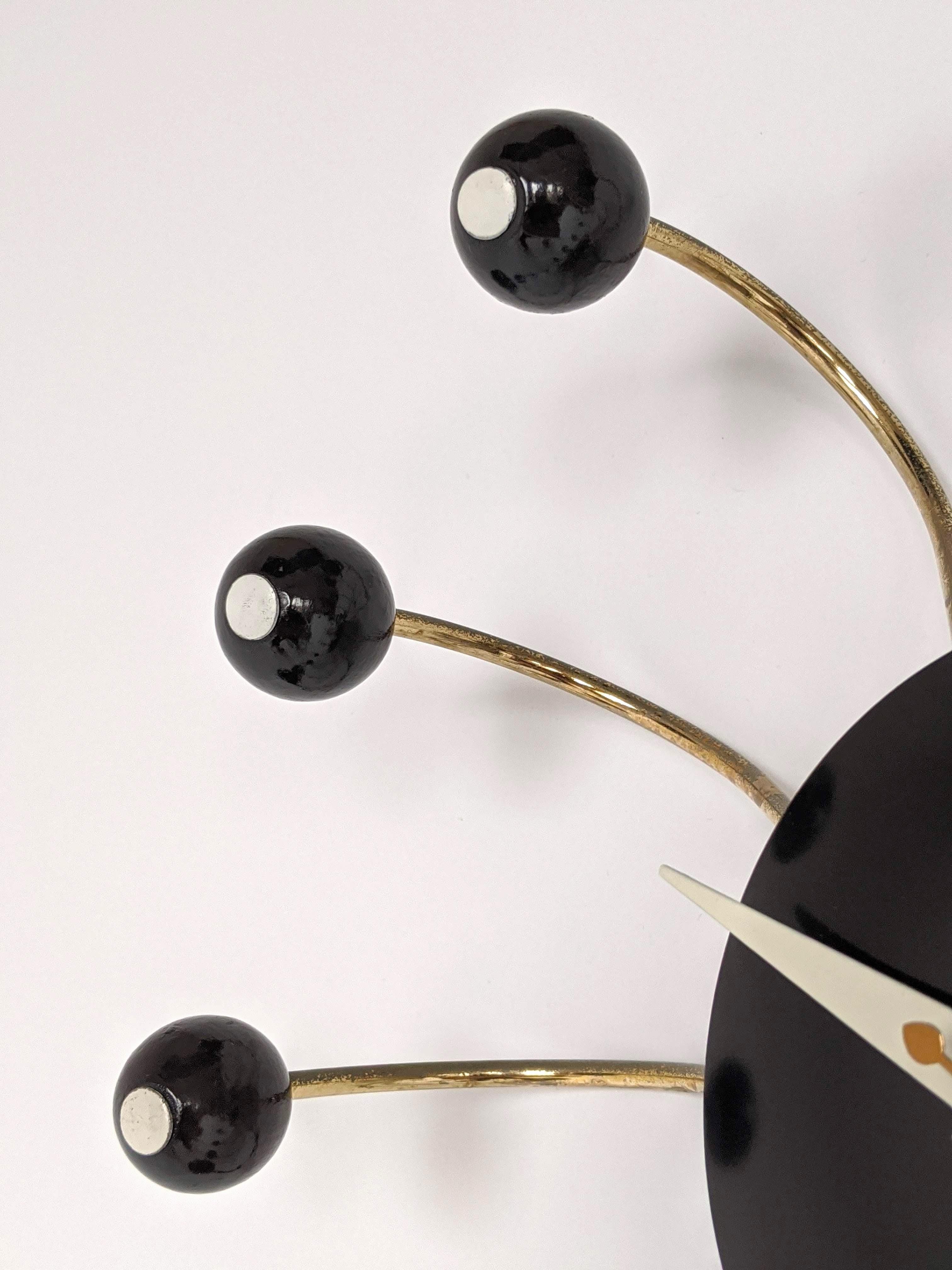 1950s Snider Spider Electric Wall Clock 1