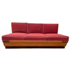 1950s Sofa Bed by Jindřich Halabala for UP Závody Rousínov, Czechoslovakia