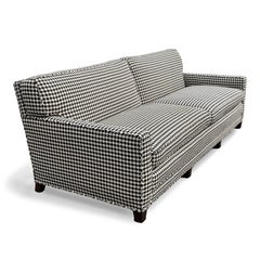 1950s Sofa with Houndstooth Upholstery
