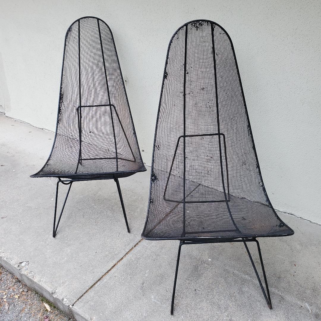 1950s Sol Bloom Scoop Chairs - a Pair - Wabi Sabi For Sale 3