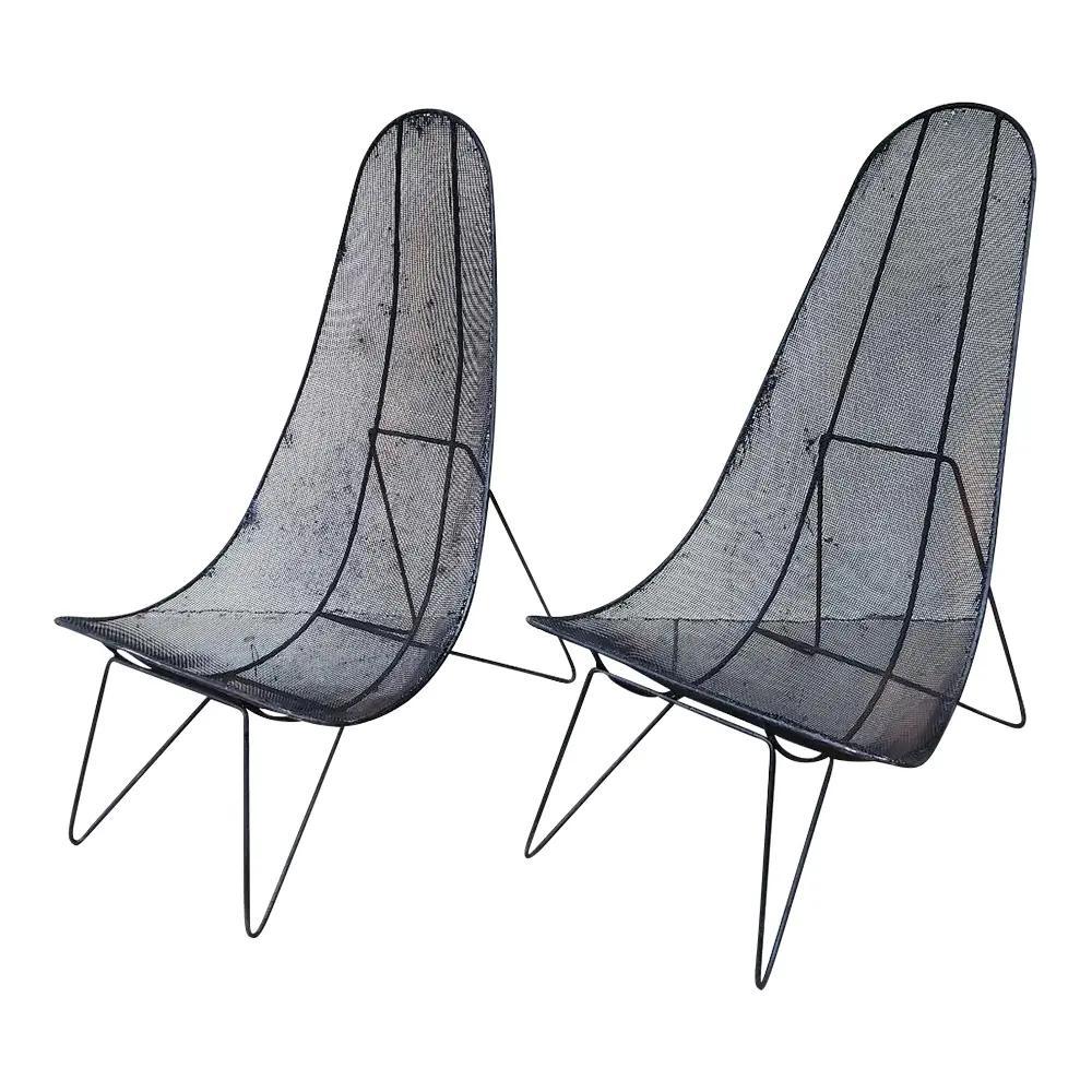 1950s Sol Bloom Scoop Chairs - a Pair - Wabi Sabi